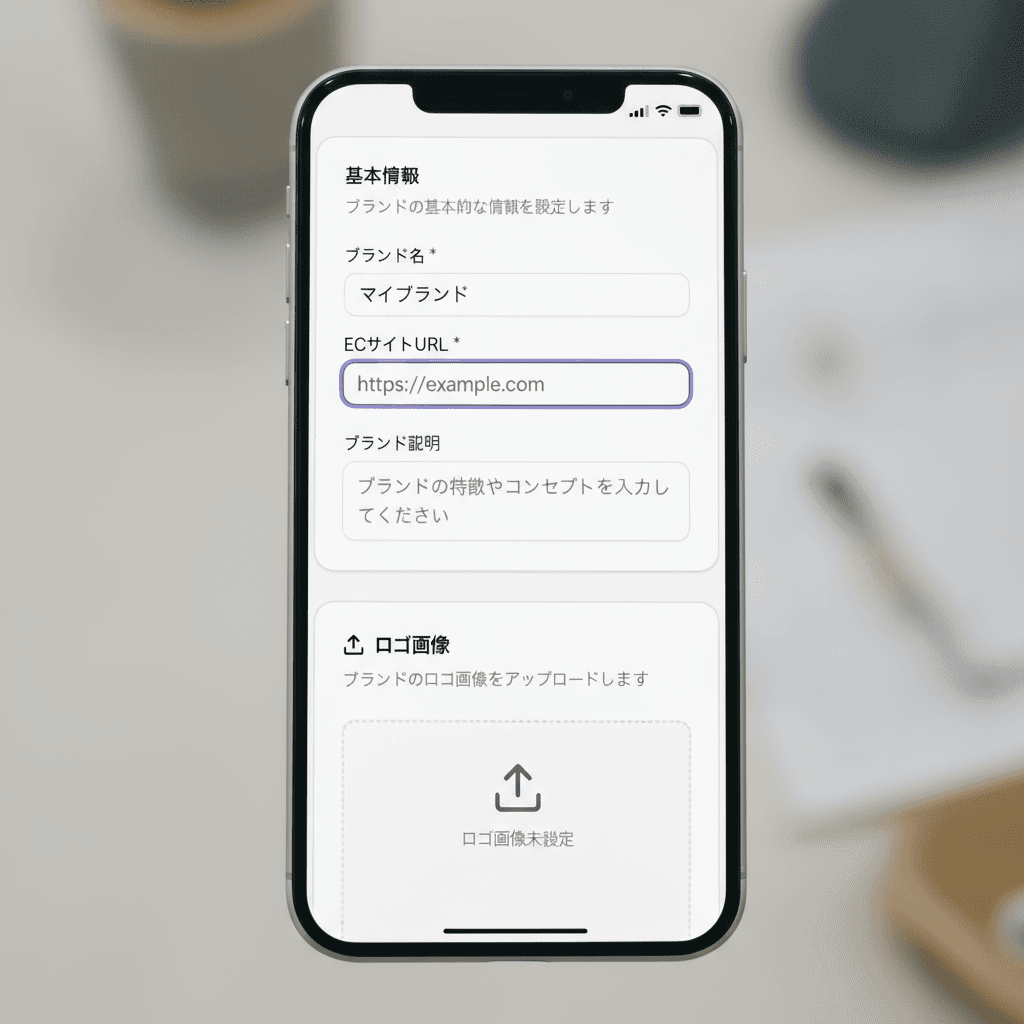 ショップURLを登録